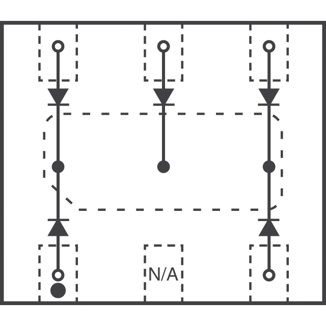 MMBD4148PLM-7 Diodes Incorporated  Diodes - Rectifiers - Arrays